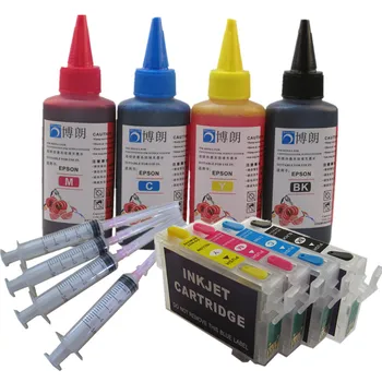 Refill Tinte kit T0711 711 Nachfüllbare Tinte Patrone für EPSON SX215 SX218 SX400 SX405 WiFi SX410 SX415 SX510W SX515W Drucker Tinte