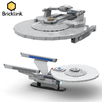 Bricklink Movie Star-Treks U. S. S Reliant NCC-1864-und der Enterprise NCC-1701-Raumschiff Bausteine Star Schlachtschiff Kid Spielzeug