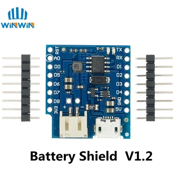 Batterie Schild V1.2.0 Für WEMOS D1 mini single lithium battery charging & boost