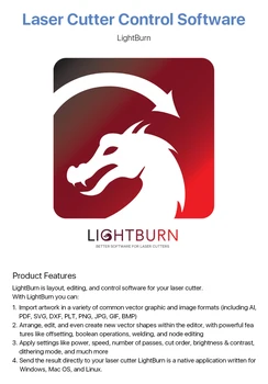 LightBurn-Control-Software-Lizenz Für Alle Marken Von Laser Gravur Schneiden Maschine Ortur Aufero X-tool TwoTrees Sclupful Gcode