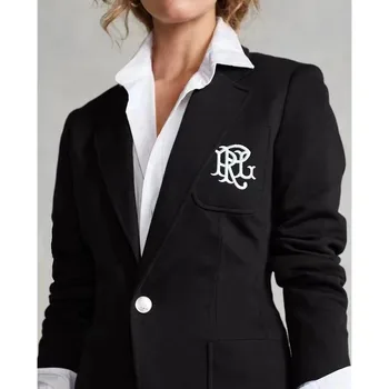 Frauen Blazer Koran Slim Single-Breasted-Anzug Herbst Langarm Büro Damen RL-Jacke Mode Entworfen Weiblichen Mantel Freies Shippin