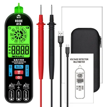 Spannung Tester Digital Voltmeter berührungslose Elektriker Stift-Detektor Voltmeter Ac Live Draht Test Diode Meter USB Wiederaufladbare