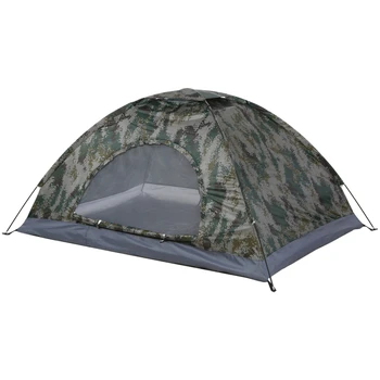 Ultralight Camping Zelt Outdoor Wandern Strand Zelt Single Layer Portable Zelt Anti-UV Beschichtung-UPF 30+ für Outdoor Strand Angeln