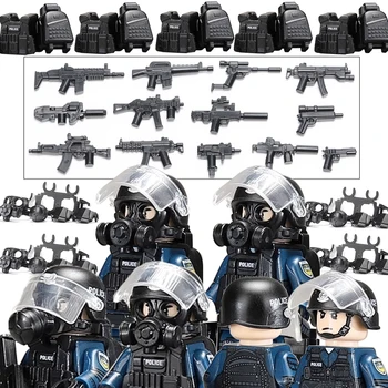 Marines Abbildung Militär Bausteine Soldat Explosion Proof-Special Forces-Blauhelme-Blauhelme Armee Spielzeug Kinder
