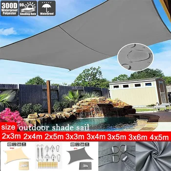 300D Outdoor-Wasserdichte Markise-Plane-Oxford-Stoff-Anti-UV Sonnenschutz Regen Abdeckung für Garten Terrasse 300D