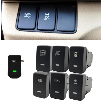 Auto DRL LED-Kamera-Power-Radar-Parken-Sensor-Spiegel-Heizung Fahren Recorder Schalter für Honda Fit Civic Odyssey CRV 2007 - 2013