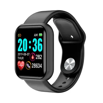 Bestseller Y68 Farbe Bildschirm Wasserdichte Smart Fitness Armband Blutdruck Herz Rate Schlaf Sport Band Smartwatch D20 Pro