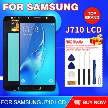 Heißer Verkauf 5,5 Zoll J7 2016 Display Für Samsung Galaxy J710 lcd Touch Screen Digitizer Montage Mit Tools