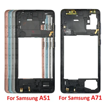 Neue Mittleren Frame Lünette Mittleren Platte Für Samsung Galaxy A51 A515 A515F A71 A715 A715F A20 A30 A50 Ersatz