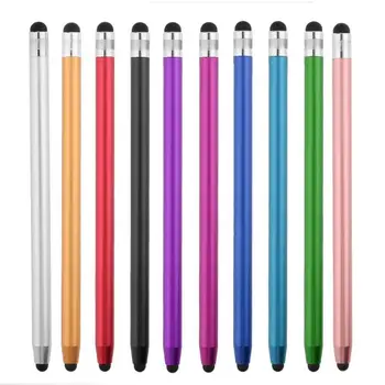 10colors Runde Dual Tipps Kapazitive Touchscreen Stift Dual Köpfe Enden, Metall Stylus Stift für Handy Smartphone Tablet-PC