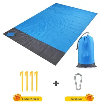 Tragbaren Outdoor-Picknick-Matte Wasserdicht Faltung Tasche Strand Pad Oxford Tuch Mini Camping Feuchtigkeit-Beweis-Pads Wander-Matten