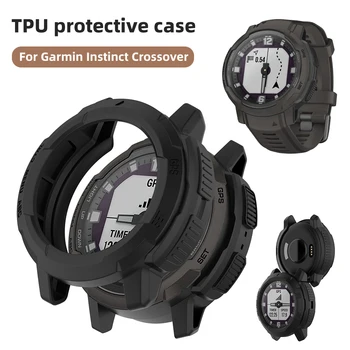 Abdeckung für Garmin Instinct Crossover Case Protector Soft TPU Schutzhülle Bumper Cover für Garmin Instinct Crossover Protector