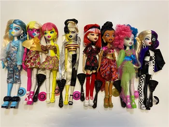 Original Bratzillaz Puppen Mädchen Puppe Mode-Haar Gemischt-Haut-11 Gelenke Bratzdoll Beste Geschenk