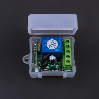 AC12V 10A 1CH RF 433MHz Drahtlose Fernbedienung Schalter Empfänger fit für 433,92 mhz 433mhz coply Remote controller
