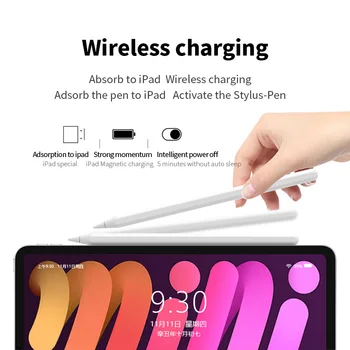 Apple pencil 2nd generation-Stylus für iPad mit wireless charging tilt aktive stylus palm Ablehnung Bleistift