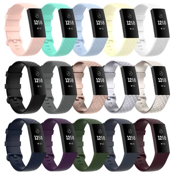 Sillicone Uhr Strap Für Fitbit Gebühr 3 Band 4 Armband Ersatz Zubehör Armband Armband Für Fitbit Gebühr 3 SE-Sma