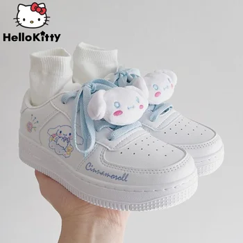 Y2k Kuromi Sneaker Fashion Cartoon Sanrio Mädchen PU Sport Schuhe Herbst Harajuku Grunge koreanische Stil Schuhe Zapatos Trendige Frauen