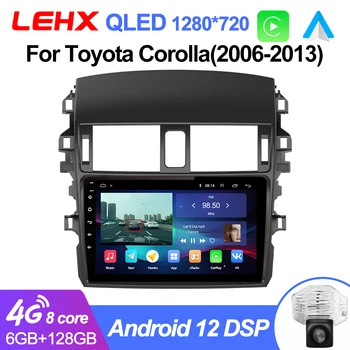 LEHX L6Pro 8 Core 5G Voice 2 din Android Auto Radio Auto Multimedia Für Toyota Corolla E140 E150 2006 -2013 Carplay GPS Autoraido