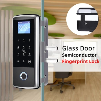 Fingerabdruck Türschloss Gläser Smart Tür Elektrische Tor Öffner RFID Karte Passwort Elektronische Türschloss-finger-Sicherheit Kennwort