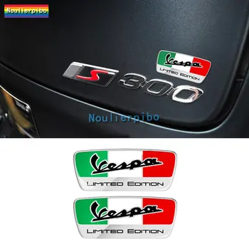 Für Vespa GTS 250 300 300ie Sprint Primavera 50 125 150 italienische Roller-Limited Edition Aufkleber 3D Auto Aufkleber, Kuppel Aufkleber