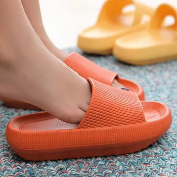 Frauen Männer Hausschuhe Sommer Strand Dias Badezimmer Anti-Rutsch-Pantoffeln Weiche Sohle Sandalen Mode Flip-Flops Ultra-Leichte Schuhe
