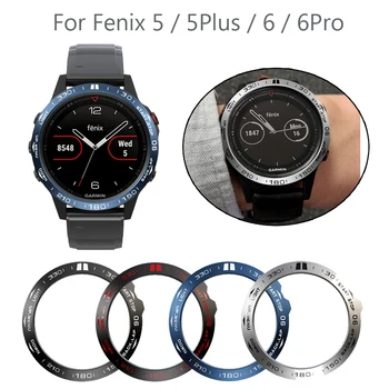 Für Garmin Fenix 7 7X 5 5Plus 6 6X Pro Smart Uhr Ring Lünette Styling Rahmen Fall Abdeckung Protector Ring Anti Scratch Schutz