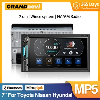 GRANDnavi 2din Auto Radio Multimedia Video Player Navigation 2din Touchscreen Autoradio 7