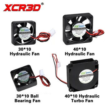 XCR3D 3D Drucker Teile Lüfter Hydraulische Turbo-Ultra-Ruhigen Ball Bearing Fan 30*30/40*40*10mm 12V/24V DC XH2.54 Draht 1