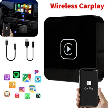2023 Neue Drahtlose Carplay Dongle Bluetooth WiFi Spotify-Auto-Connect-Karte Mini Carplay Ai-Box für Auto-Upgrade für Apple Carplay