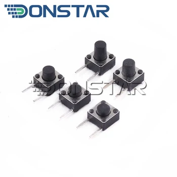 20PCS Push Button Touch micro switch black tact switch cap Tactile Tact switch-Spielzeug-Schalter 6*6*4.3/5/6/7/8mm 6x6x4.3/5/6/7/8