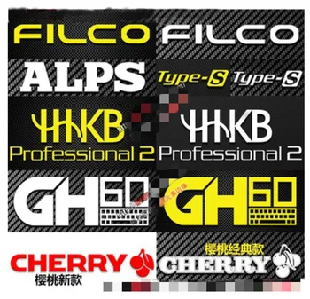 FILCO ALPEN GH60 CHERRY-Metall-Aufkleber Für Laptop PC Mechanische Tastatur Computer-Digital Personalized DIY Dekoration