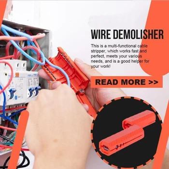 Draht Stripper Demolisher Tragbare Mini Crimper Zange Crimpen Werkzeug Kabel Abisolieren Draht Cutter Cut Linie Elektriker Werkzeuge