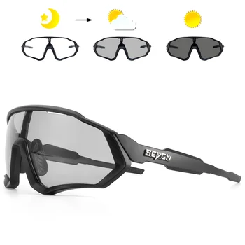 SCVCN Photochrome Sonnenbrille MTB Radfahren Gläser Männer Frauen Outdoor Wandern Brillen UV400 Sicherheit Bike Fahrrad Brillen