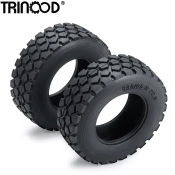 TRINOOD Tamiya Gummi Reifen Räder Reifen 84x30mm für 1/14th Wheel Rim Hubs RC Traktor Anhänger Fracht Schlepptau Drag LKW-Teile