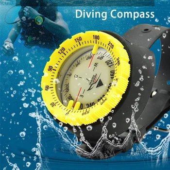 Outdoor Kompass Professionelle Tauchen Kompass Wasserdicht Navigator Digitale Uhr Scuba Kompass für Schwimmen Unterwasser