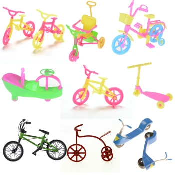Mixed Stil Puppe Zubehör Fahrrad/Roller Outdoor-Sport-Spielzeug für Puppe Puppenhaus Ken Kinder-Geschenk-Set