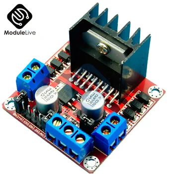 Dual H Brücke DC Stepper Motor Drive Controller Board Modul L298N für Arduino Smart Car Robot