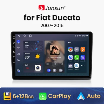 Junsun V1 AI Voice Wireless CarPlay Android Auto Radio Für Fiat Ducato 2007 - 2015 4G Auto Multimedia GPS 2din autoradio
