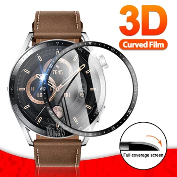 3D Curved Soft Protective Film For Huawei Watch GT 3 2 GT3 GT2 Pro 42mm 43mm 46mm Smartwatch Screen Protector Abdeckung Nicht Glas