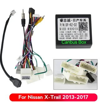 16pin Power Kabel für Nissan X-TRAIL X-Trail Teana/Sylphy/Tiida Auto Radio Multimedia mit Canbus Box Adapter Kabelbäume Können
