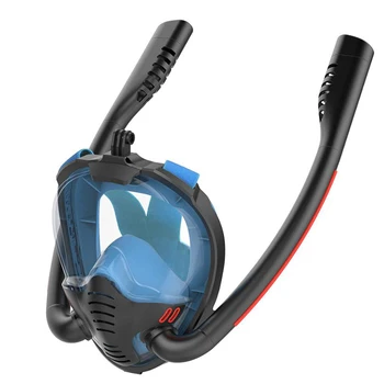 Erwachsene Tauchen Maske Scuba Doppel Schnorchel Volle Gesicht Anti-Nebel K3 Schnorcheln Maske Kind Schwimmen Unterwasser Atemschutz Tauchen Ausrüstung