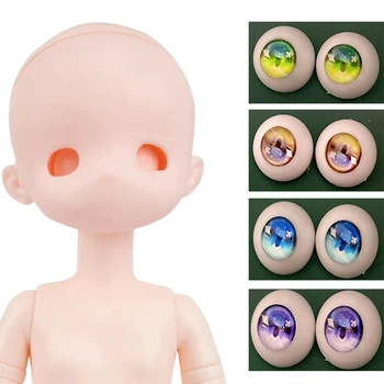 Zwei-dimensionale Anime Gesicht Puppe DIY 30cm Puppe Kosmetik Puppe Kopf (kann Geöffnet Werden) oder Ganze Puppe Schöne Mädchen Puppe Spielzeug Geschenk