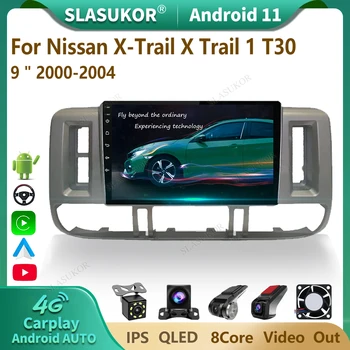 9 Zoll Für Nissan X-Trail 1 T30 2000-2004 Android Auto Radio Multimedia Video Player Audio Stereo Player Navigation Carplay