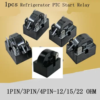 1PCS Kühlschrank Kühler PTC Starter Relais 1/3/4Pins air conditioner Compressor Overload Protector Ersatz Zubehör