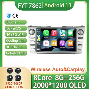 Android 13 Original-Auto Stil 256G für Toyota Camry 40 2006-2011 Auto Radio Multimedia Video Player Navigation Stereo Unterstützung