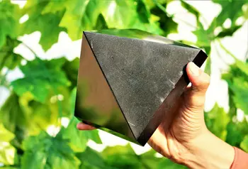 Natürliche Schwarze Turmalin Kristall Healing Reiki Stein Carving Pyramide