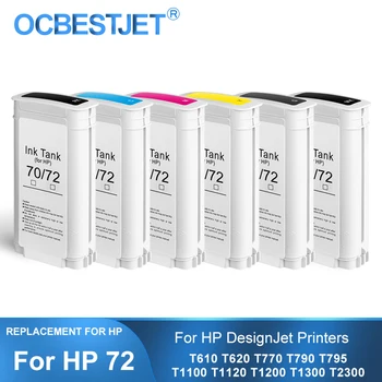 [Dritten Marke] Für HP 72 Kompatibel Tinte Patrone Mit Pigment Tinte Für HP T610 T620 T770 T790 T795 T1100 T1120 T1200 T1300