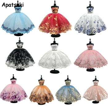 Mode Ballett Tutu Kleid Für Barbie Puppe Outfits Kleidung 1/6 Puppe Zubehör Strass 3-layer Skirt Ball Party Kleid Mädchen Spielzeug