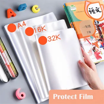 10 Blatt A4 A5 B5 Notebook-Abdeckungen selbstklebende Buch Abdeckung Wasserdichte Planer Buch Fall für Studenten Verpackung Protector Filme