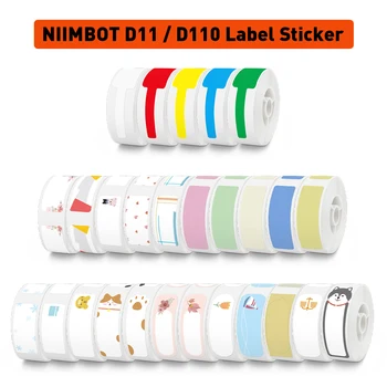 Niimbot D11 Thermische Drucker D11 Label Papier D110 Aufkleber Papier selbst-adhesive Aufkleber Wasserdicht D11 Kabel Label D110 Schreibmaschine
